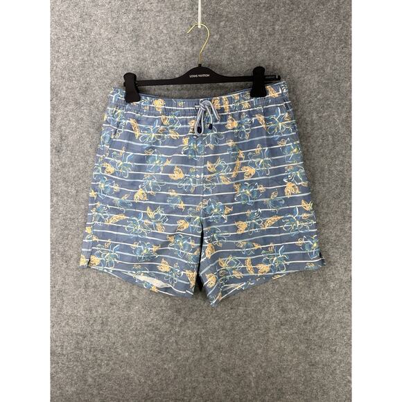 NWT Peter Millar Men's Size L Crown Blue Swim Trunks Shorts Includes Beer Koozie - Picture 3 of 16